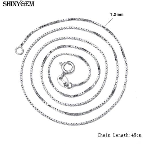 ShinyGem 5pcs 1.2mm Stainless Necklace Chain Plated Long Chain Lobster Clasp Necklace Chain DIY Jewelry Making Accessories