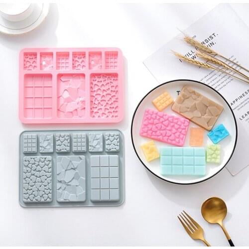 0-9 Arabic Numerals Chocolate Silicone Mold DIY Waffle Mousse Candy Cake Baking Non-stick Mold Silicone Bakeware Kitchenware