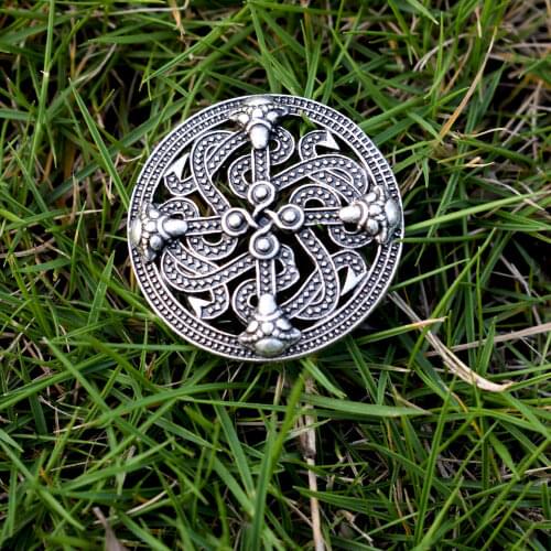 Viking Celtics Pewter Brooch Celtic Jewelry Viking Jewelry