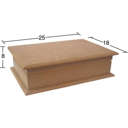KU252 Mdf Box, Can Be Painted Wood Mdf Box