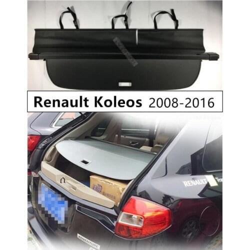 For Rear Trunk Cargo Cover Security Shield For Renault Koleos 2008 2009 2010 2011 2012 2013 2014 2015 High Qualit Auto Accessori