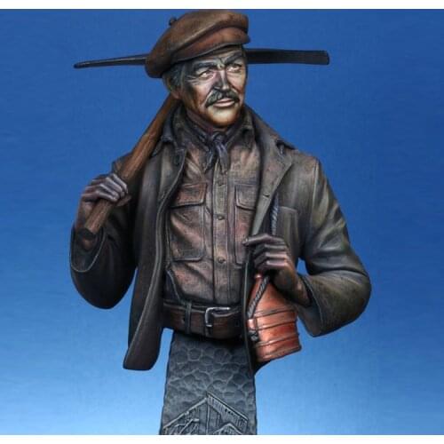 1/9 Irish Immigrant Coal Miner John Black Jack Resin Figure Bust GK Uncoated No colour