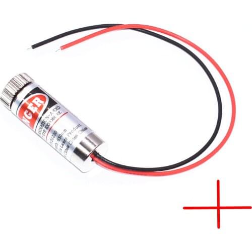 10pcs H91 650nm 5mW Red Cross Laser Module Head Glass Lens Focusable Industrial Class
