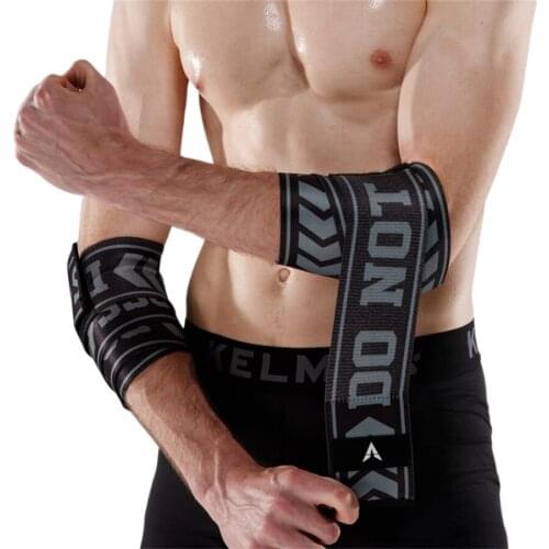 1PR Sport Elbow Pads for Weight-Lifting Nylon High Quality Gym Elbow Support Brace Compression Long Strap Sleeve Protector