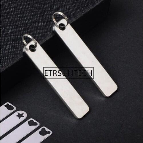 200pcs Fashion Metal Pet Dog Cat ID Tag DIY Tags Car Keyring Keychain Pendant Anti-Lost Accessories