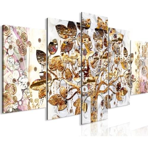 Diamond Exquisite Rich tree Multi-Panel diamond painting Cross Stitch Full Square Round diamond embroidery 5 Piece k1922