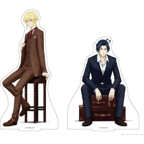 Anime MORIARTY THE PATRIOT Acrylic Stand Figure Display Model Plate Sebas tian William James Tabletop Decor Toy Cosplay