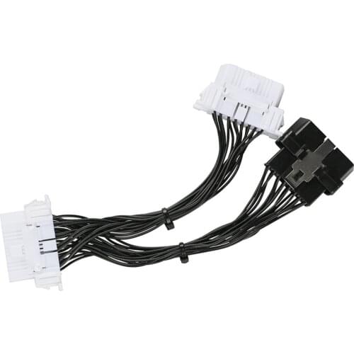 AUTOOL 16 pin OBD2 OBDii OBD 2 Splitter Extension Cable one Male to Two Female Y Cable OBD2 splitter extension for ELM327 Icar2