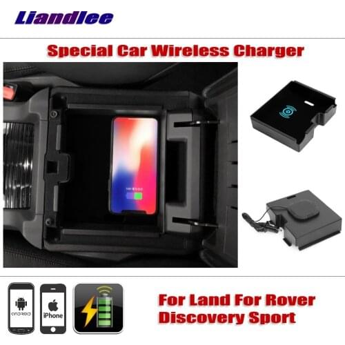 Accessories For Land Rover Discovery Sport Car Wireless Charger Storage For IPhone Android Phone Battery Charger