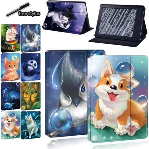 Tablet Case for Amazon Kindle Paperwhite 4/2/3/1/ Amazon Kindle 8th Gen/Kindle 10th Gen + Free Stylus