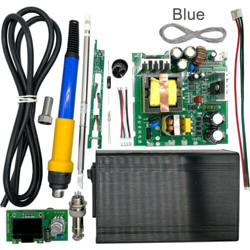 STC T12 OLED Digital Soldering Station DIY kits Temperature Controller new version with Handle vibration switch