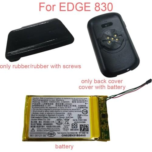 Original Parts For GARMIN Edge 830 Back Cover Case With Battery 361-00121-00 Waterproof Rubber With Screws Replacement Repair