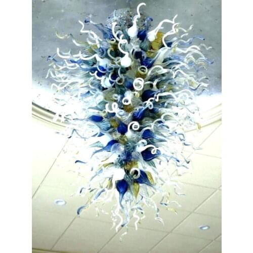 Energy Saving Modern Crystal LED Well Designed Hand Blown Glass Tiffany Style Chandeliers