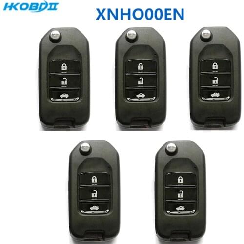 HKOBDII VVDI Wireless XNHO00EN With PCF 3 Buttons Universal with Electronic Chip VVDI2 Remote for Xhorse VVDI Key Tool Remotes