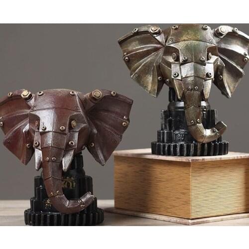 1PCS EUROPEAN RETRO IMITATION MACHINERY HOME LIVING ROOM PARTITION CABINETS DESKTOP ORNAMENTS CLUB WINDOW DECORATIONS LU530159