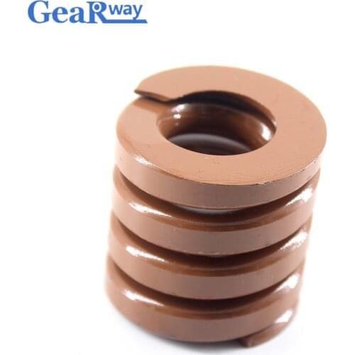 Gearway Brown Die Spring 24% Compression Ratio Mold Spring TB40x70/40x75/40x80/40x85/40x90mm Mould Die Compression Spring