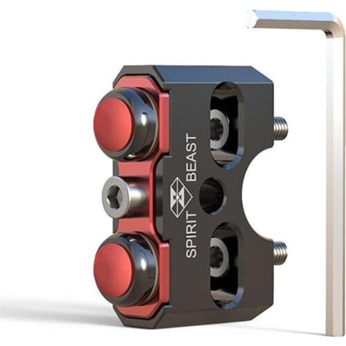 L2 Motorcycle Double Self-locking Switch Lighting Control Switch Waterproof Reset Self-locking Lock-free Double Switch for 22mm