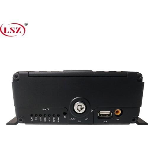 LSZ supports docking ultrasonic oil sensor hard disk 4ch 4g gps wifi remote platform management system monitoring mdvr pal/ntsc
