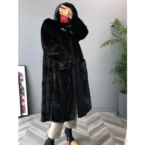 Fur Coat Faux Fur Coat Jacket Women Womens Winter Coats 2021 Female Coat Winter Solid Fashion Natural Mink Fur Coat Plus Velvet