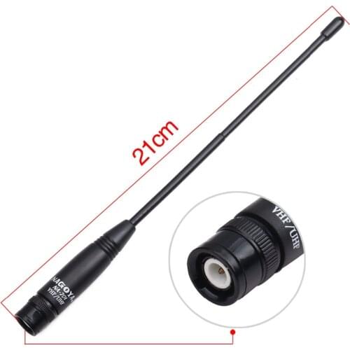 Nagoya NA-701 BNC Dual Band 144/430Mhz Flexible Soft Antenna HT/Scanner for ICOM TYT Wouxun Walkie Talkie Radio Ham CB Radio