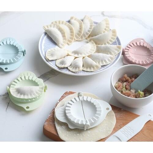 New Dumplings Maker Tool Wheat Straw Pierogi Mold Dumpling Mold Clips Baking Molds Pastry Kitchen Easy Convenient Accessories