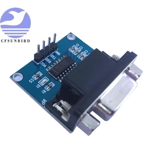 RS232 to TTL / Female Serial TTL / serial module / Brush board MAX3232 chip line to send Dupont