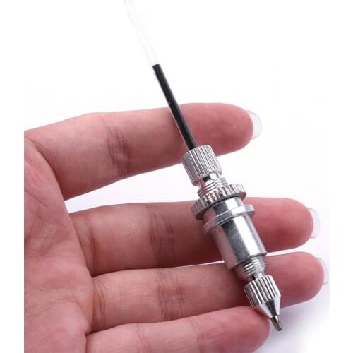 2Pcs Silver Aluminium Pen Holder for New Roland Cutting Plotter Pen Holder Vinyl Cutter Tool 11.5mm