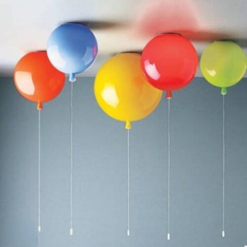 Nordic Led Ceiling Lamp Childrens Room Balloon Indoor Lighting Modern Bedroom Living Room Corridor Decorative Ceiling Lights