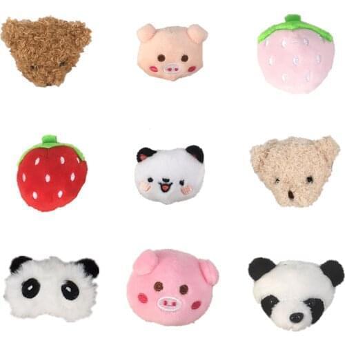 10 Designs For Choice , 30PCS Animal Toy , 4CM Cotton Stuffed Small Plush CAT , Bear Doll