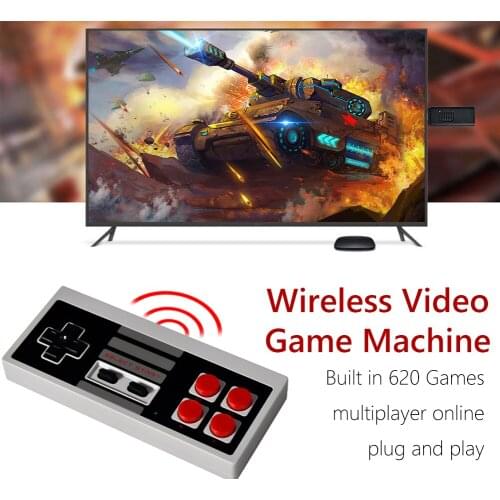 Powkiddy PK02 Display Dongle TV Stick Video Adapter Game Console USB TV Stick 8 Bit Build In 620 Video Games Player