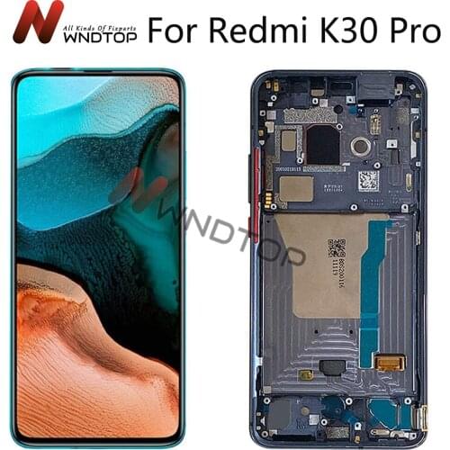 AMOLED LCD For Xiaomi Redmi K30 Pro Display Touch Screen With Frame Digitizer Poco F2 Pro LCD For Xiaomi RedmiK30 Pro LCD