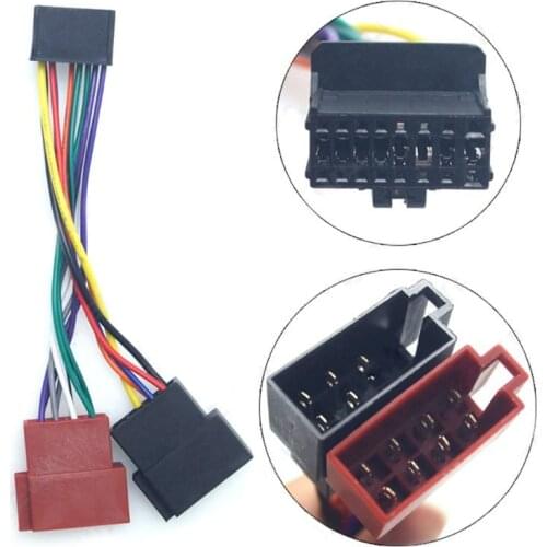16Pin Car Tail Line Stereo Radio Player ISO Wiring Harness Connector Audio Cable B36B