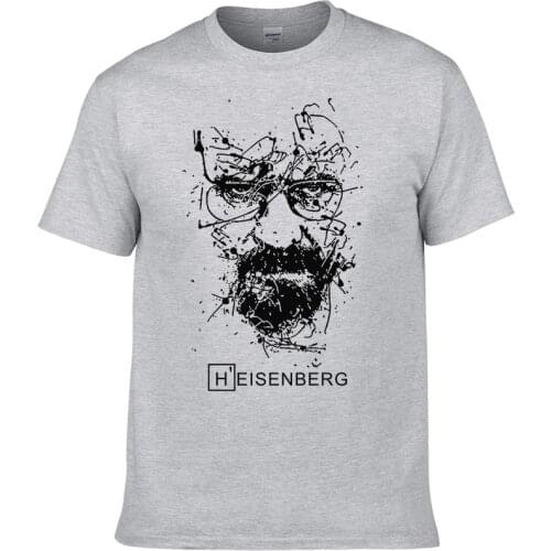2021 Vintage Breaking Bad T Shirts Men Heisenberg Camisetas Hombre Men Cool Tee Shirt Tops Short Sleeve Cotton T-Shirts