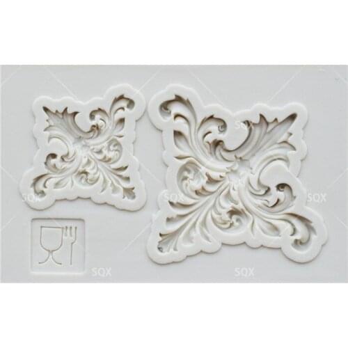 Free Shopping Laces Fondant Cake Baking Molds,Moule Silicone,Cake Decorating Tools Pastry Tools Kitchen Accessories SQ16363