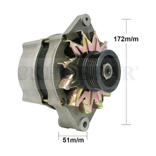 Alternator A187873 for Case Tractor 1896 2096 5120 MX100 MX110 MX120 MX135 Engine 4391 4391T 6591T 6830T 6831T