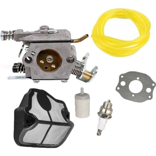 Carburetor Kit for Husqvarna 36 41 136 137 141 142 Chainsaw Zama C1Q-W29E Carburetor Air Filter & Gasket Tune up kit