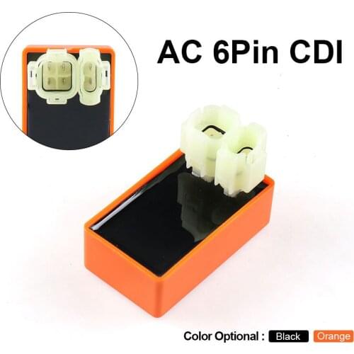 CDI Box Moped Scooter 6 Pin DC Ignition GY6 50 125 150 cc ATV Go Kart Motorcycle 6-Pin Male Connector for Motor Accessories 1PC