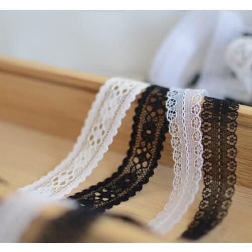 10 Meters Embroidered Bilateral Lace Applique Trim Ribbon For Handmade Lace Clothing Decorations DIY Sewing Lace Fabric