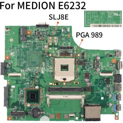 Laptop Motherboard For MEDION E6232 Notebook Mainboard 11296-2 48.4UY01.021 SLJ8E DDR3