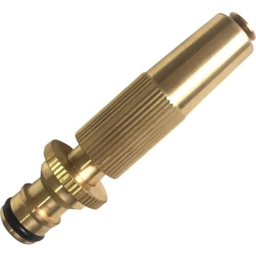 Pure Copper Straight Water Spray Tip High Pressure Car Wash Sprayer Head Hose Nozzle Garden Quick Fitting Hose Gun Mouth