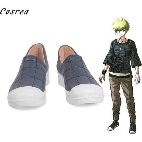 New Super Danganronpa V3 Killing Harmony Rantaro Amami Cosplay Shoes Boots Dangan-ronpa Casual Shoes Short Boots For Women Mens