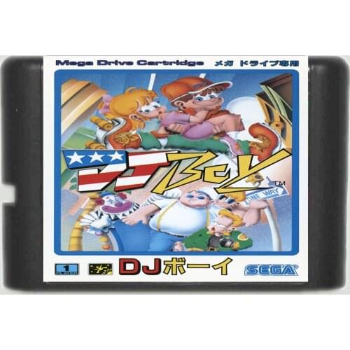 New Arrival DJ boy 16 bit MD Game Card For Sega Mega Drive For Genesis