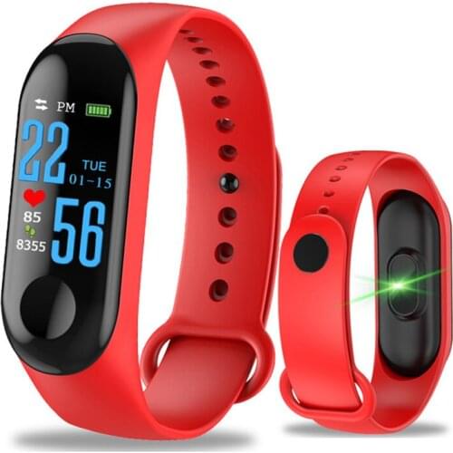M3 Smart Watches Smart Band Men Women Sport Fitness Tracker Pedometer Heart Rate Blood Pressure Monitor Bracelet For Android IOS