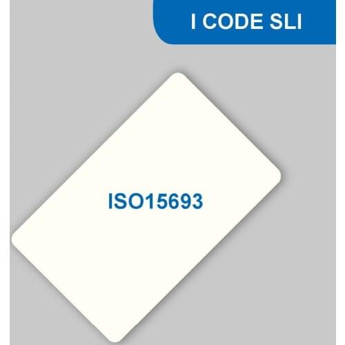 RFID Smart PVC Card for access control ISO15693 13.56MHz 1024Bit with I CODE SLI Chip Free Shipping