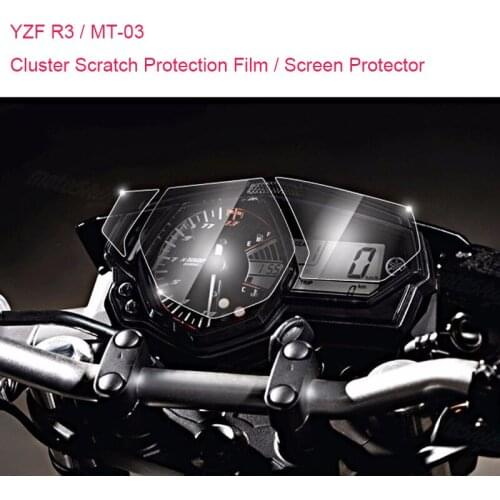 Brand New For Yamaha R25 R3 YZF R3 MT-03 MT03 Cluster Scratch Protection Film Screen Protector for Yamaha YZF-R3 MT 03