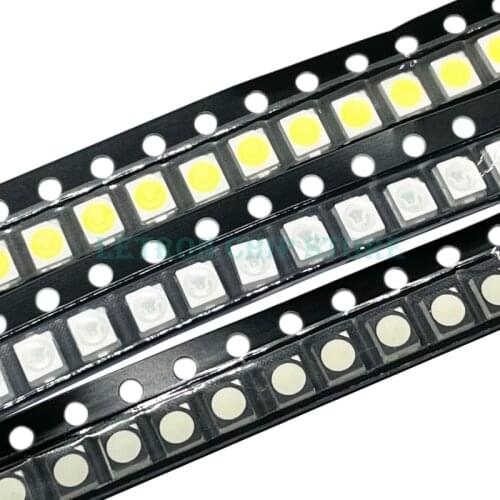 100PCS 0.2W 0.5W SMD 2835 LED Lamp Bead Warm White Red Yellow Green Ice Bule Pink SMD LED Diode Chip for All Kinds of LED Light