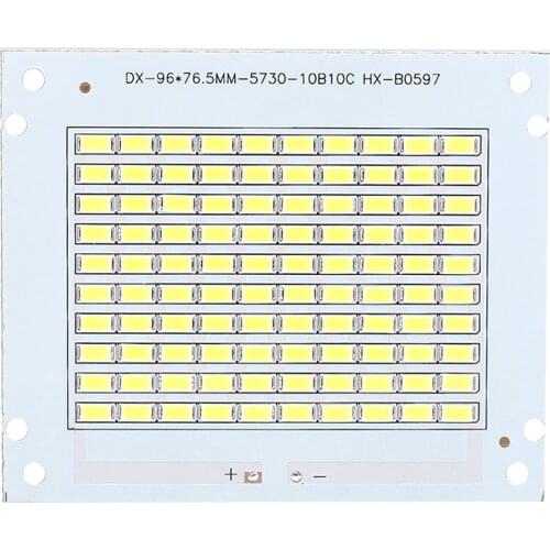 50W LED Diode SMD5730 Flood Light DC30-32V 1500mA Epistar PCB White 6000K LED Chips Plate Resource Floodlight DIY LED lamp Beads