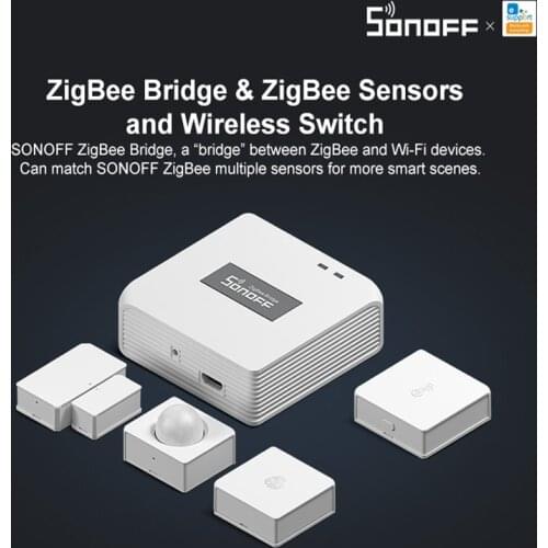 SONOFF ZBBridge Smart Zigbee Bridge Zigbee 3.0 APP Wireless Remote Controller Smart Home Bridge Works With Alexa Google Home