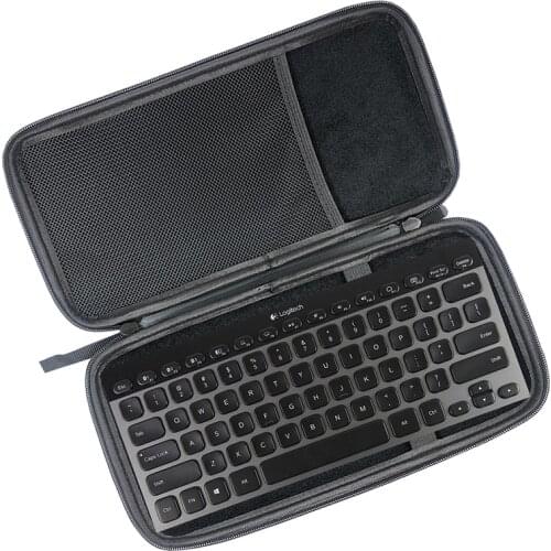 Keyboard Storage Case Portable EVA Hard Storage Bag for Logitech K810 920-004292 K811 920-004161 Wireless Keyboard
