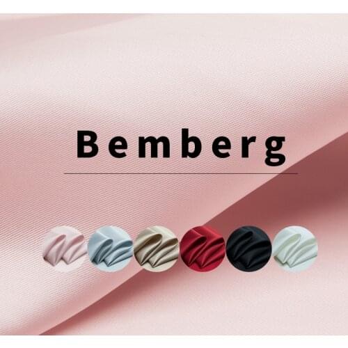 6 Colors: Japan Bemberg Twill Lining Fabric, Lyocell Material, Sewing for Dress, Shirt, Craft by the Yard